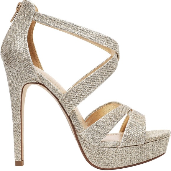 Dream Pairs heels gold sparkly 7 - Picture 1 of 7